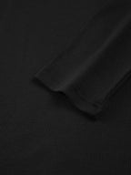 Haut femme à encolure carrée, bordures contrastées, en mélange de coton respirant, couleur blanche.