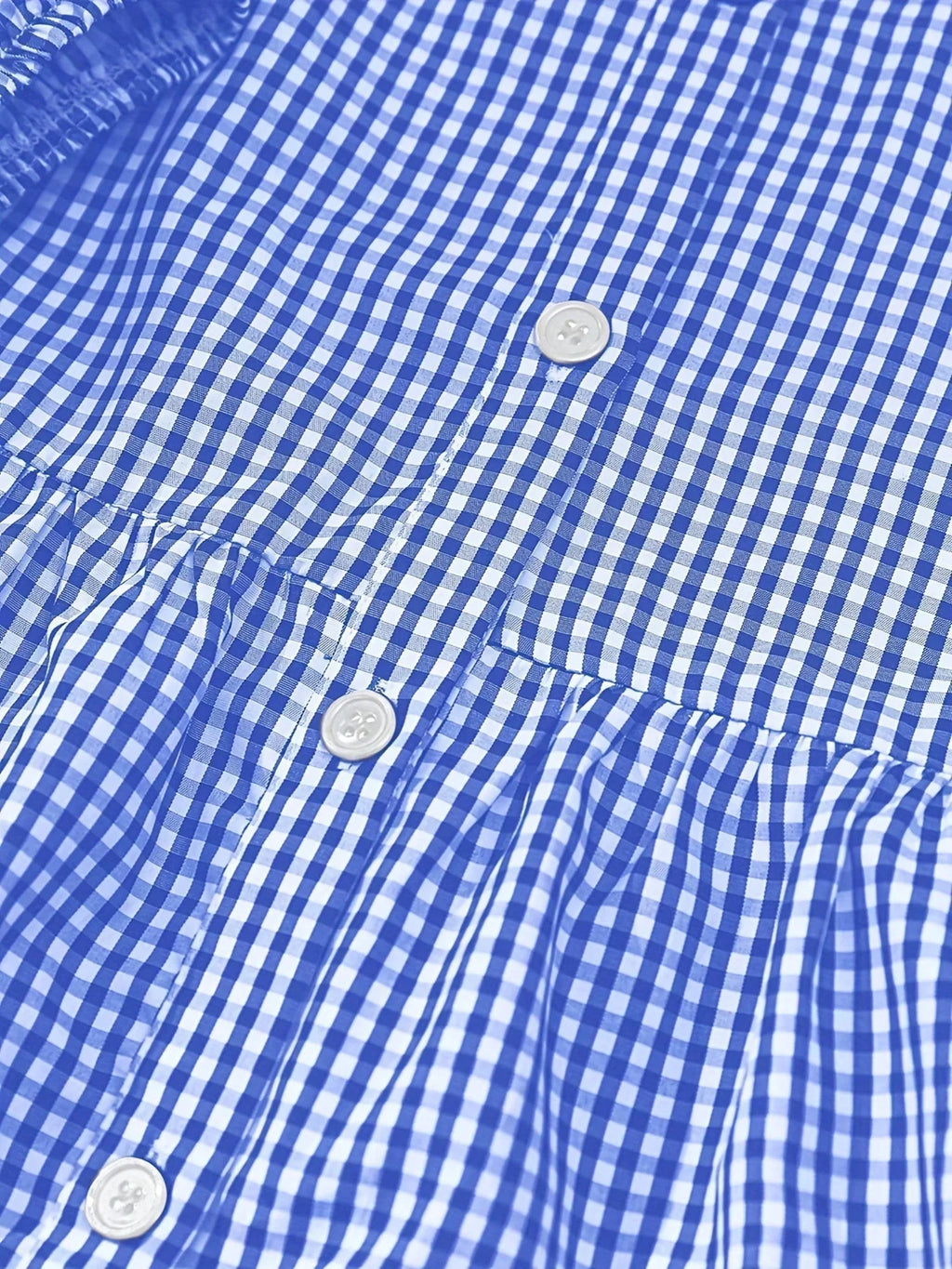 Mini robe à rayures en coton, avec boutons et col, manches 3/4, idéale pour le printemps et l'été.