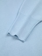 Oversize Damen-Pullover mit Rollkragen, aus weicher Baumwollmischung, ideal für lässige Herbst- und Winteroutfits.