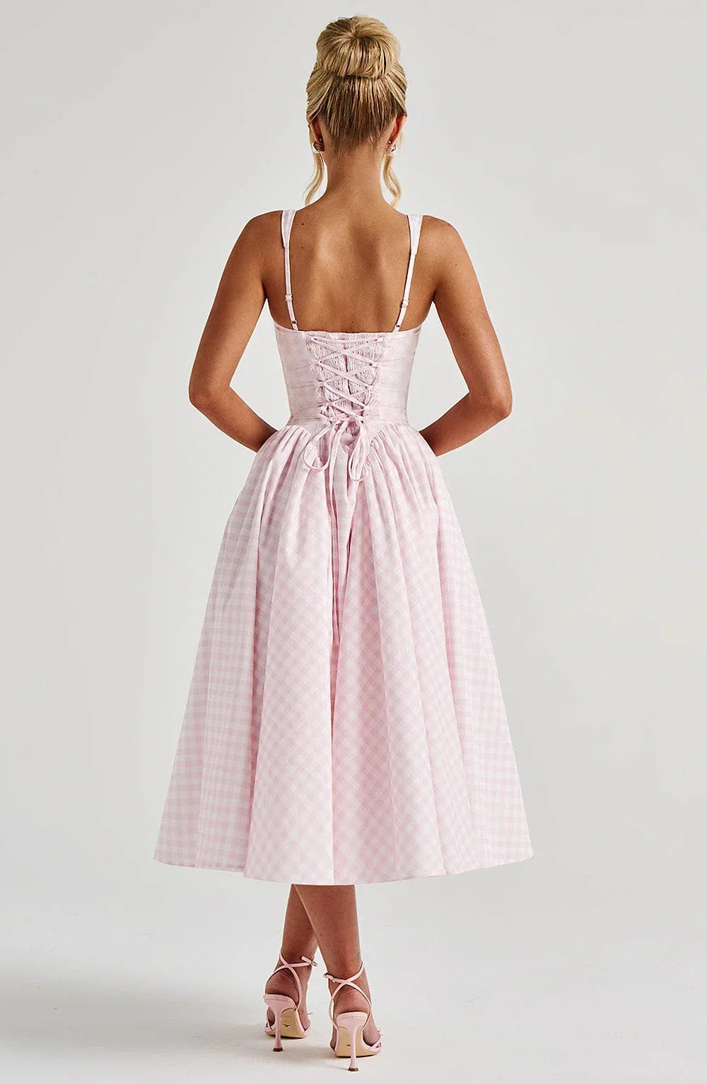 evase design dress Mango Striped Evase Cotton Dress